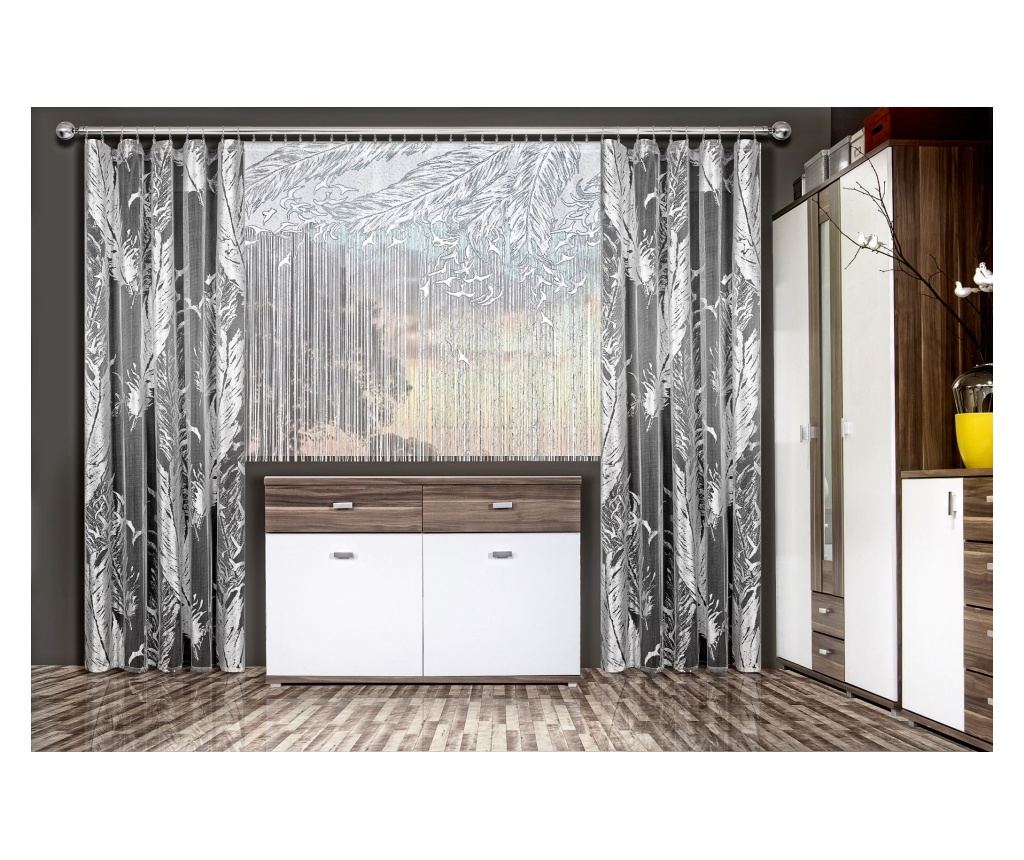 Set de perdele Dedagna, 3 bucăți - 2