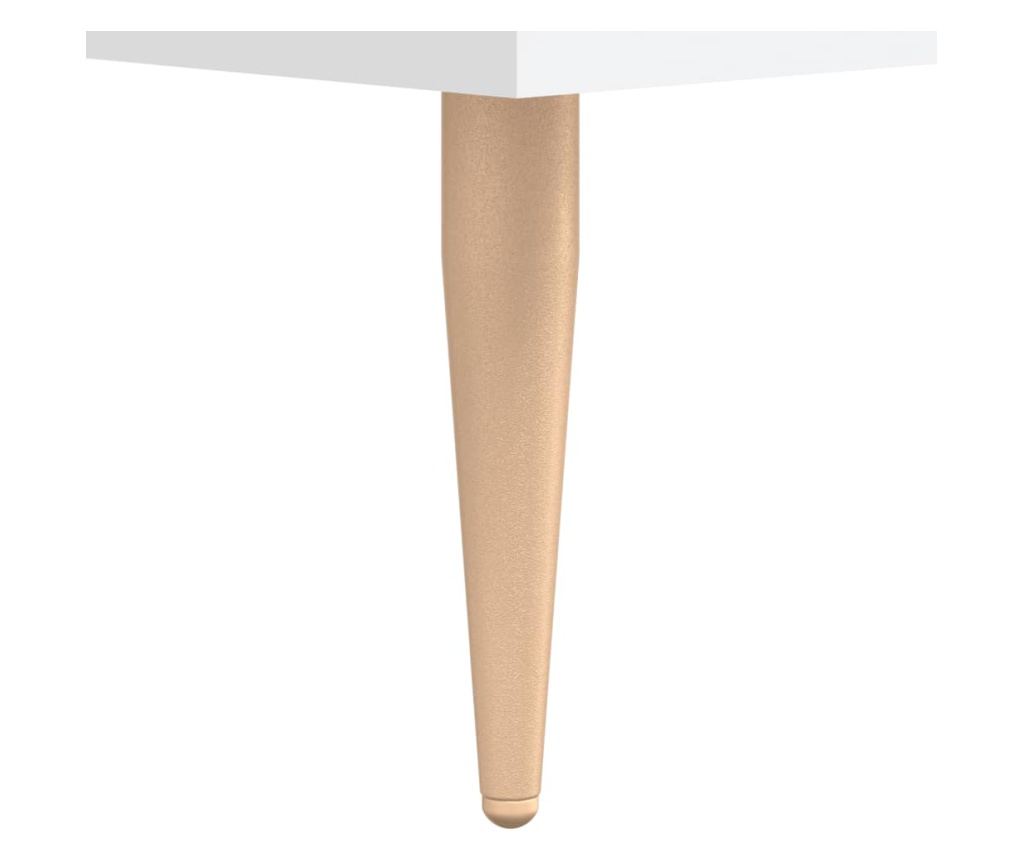 Konzola, bijela, 69,5x34x90 cm, kompozitno drvo - 12