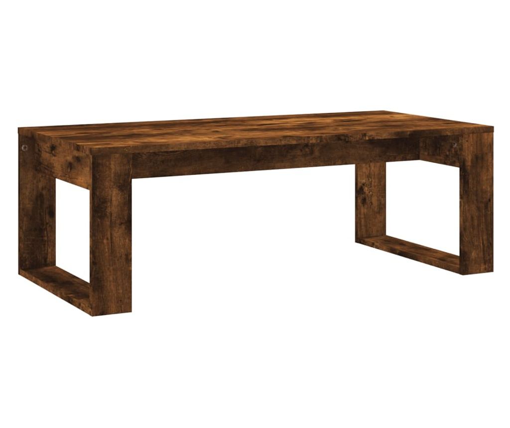 Stolić za kavu, dimljeni hrast, 102x50x35 cm, obrađeno drvo - 2