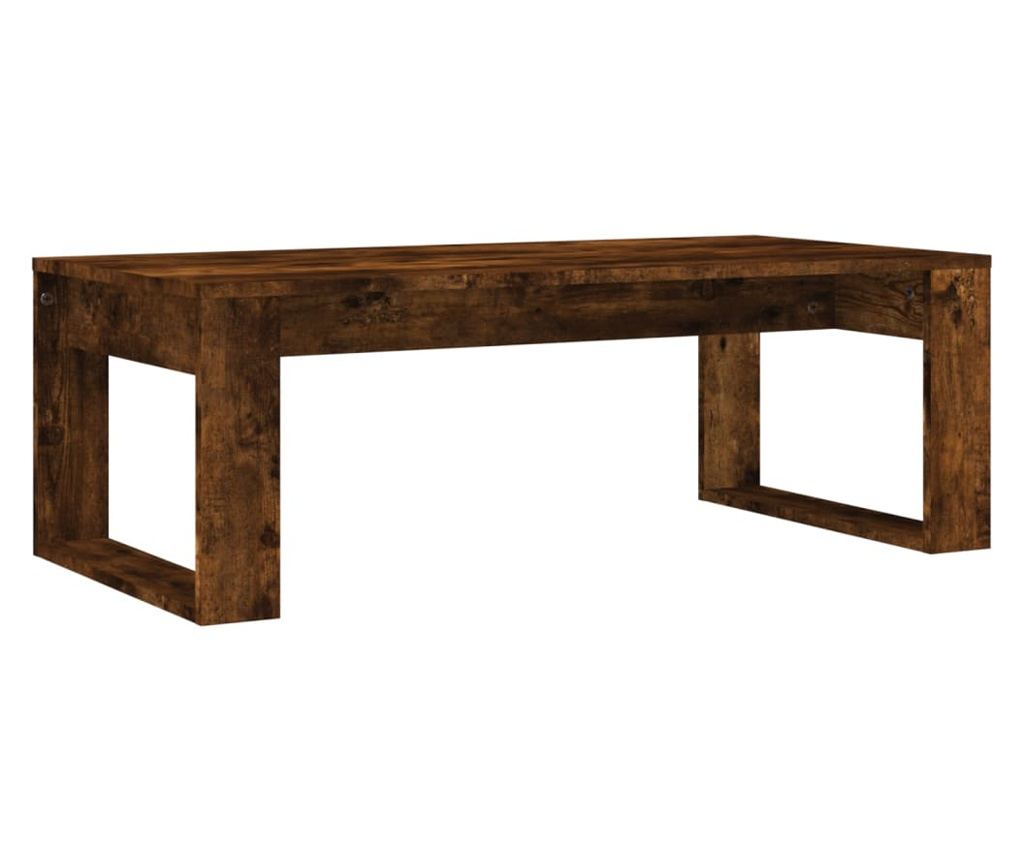 Stolić za kavu, dimljeni hrast, 102x50x35 cm, obrađeno drvo - 6