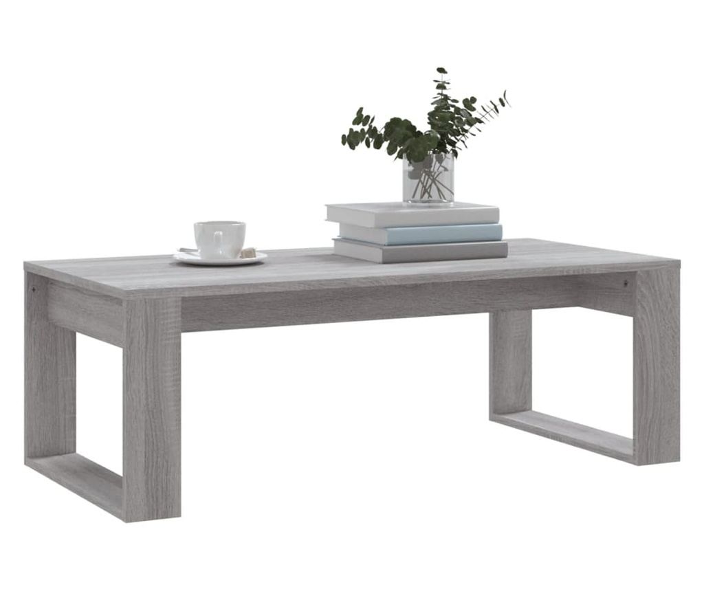 Stolić za kavu, siva sonoma, 102x50x35 cm, obrađeno drvo - 3