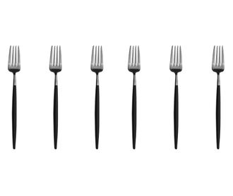 Set 6 furculite RAKI SHIBUI, din inox, 21,8cm