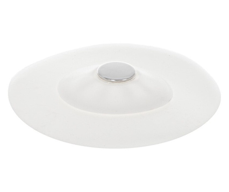 Dop/sita pentru cada/chiuveta Bootic®, din silicon, diametru 10 cm - Alb