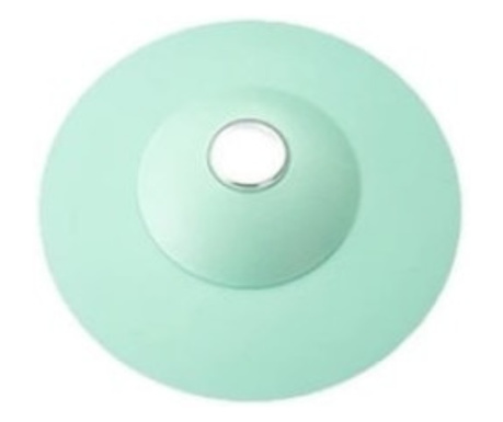 Dop/sita din silicon Bootic®, pentru cada sau chiuveta, diametru 10 cm - Verde fistic