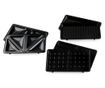 Aparat de sandwich 3 in 1 Domo DO1105C cu placi interschimbabile, pentru pregatire sandwich, grill sau waffe, 750 W
