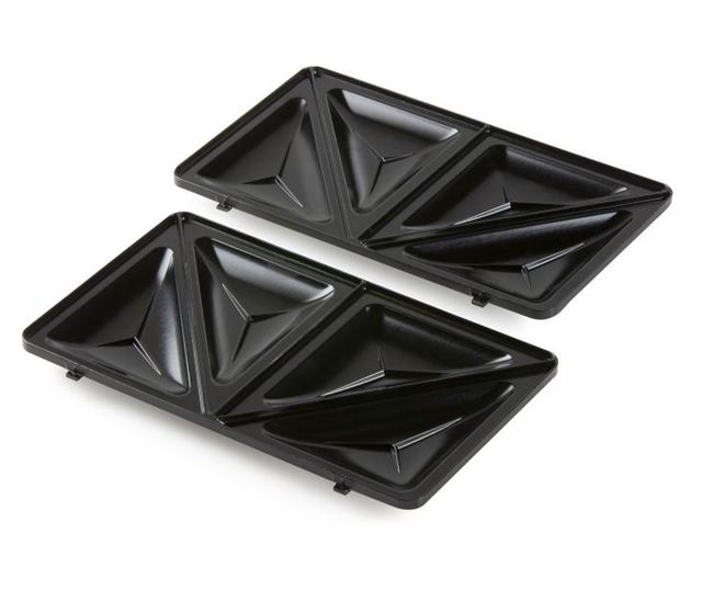 Aparat de sandwich 3 in 1 Domo DO1105C cu placi interschimbabile, pentru pregatire sandwich, grill sau waffe, 750 W