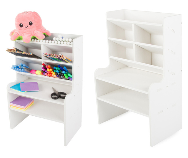 Organizator pentru birou Bootic®, model Mini Biblioteca, 42 x 28 x