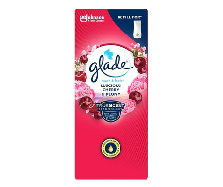 Glade rezervă pentru aparat electric touch&fresh cu aromă Cherry&Peony, 10 g