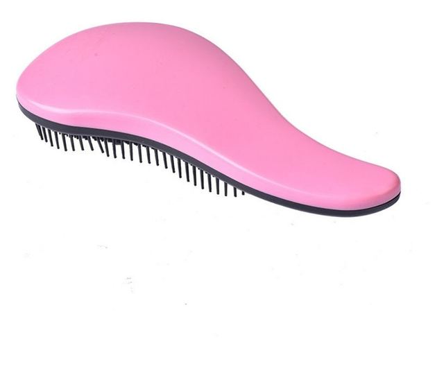 Mercaton® hajkefe vékony fogakkal, kerek formájú fejbőr, kiszűri és megakadályozza a kusza hajat, nedves és száraz, 19 x 7 cm, r