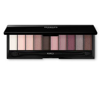 Палитра сенки за очи, Kiko Milano, Smart, 01, 10 нюанса