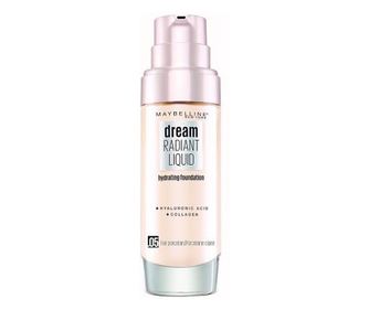 Alapozó hialuronsavval, Maybelline, Dream Radiant Liquid, 05 Fair Porcelán, 30 ml