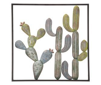 Decorațiune de perete, ramă cactus cm 50x1,3x50