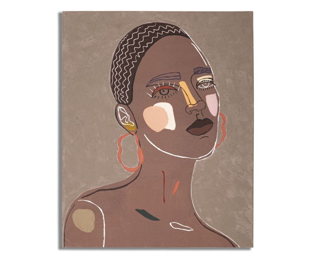 Triby barna fali dekoráció 80 cm