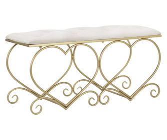 Ottomán Szív Arany 105 cm