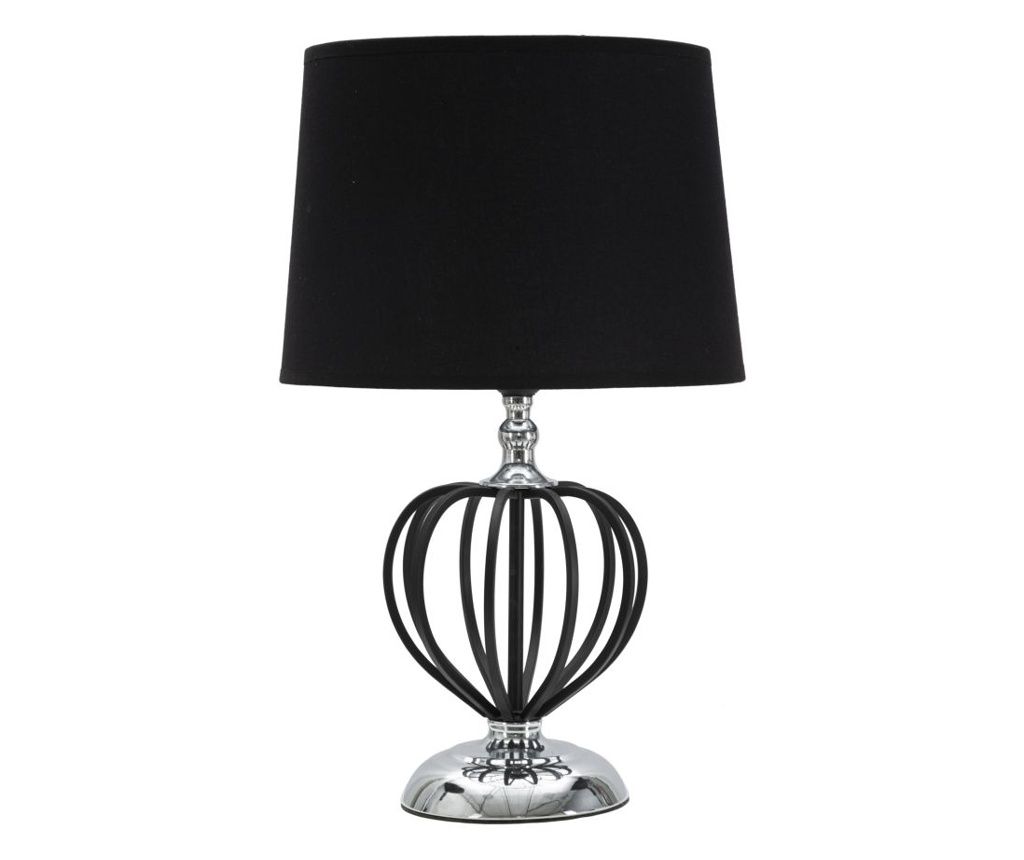 Stolna lampa tamno srebrna cm ø28x44,5