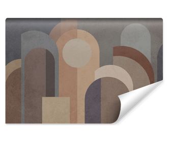 Fototapeta abstraktní geometrické postavy v boho stylu abstraktní dekorace módní 3D  135x90cm