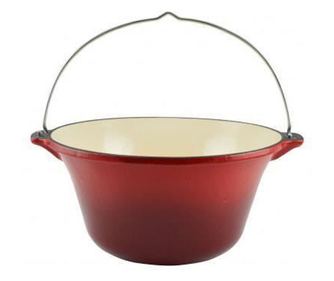 Kotao, posuda od lijevanog željeza, emajlirana, 16 L, Perfect Home