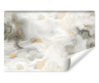 Fototapet model de marmura, decor de perete in alb, gri, living, dormitor bucatarier  405x270cm