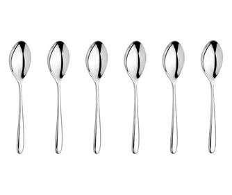 Set 6 lingurite cafea mocca INOXRIV NOVECENTO, otel inoxidabil 18/10, L11cm, grosime 3,5mm, finisaj lucios