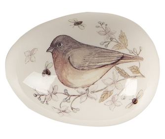 Ou decorativ Paste ceramica 10x7x7 cm