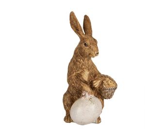 Uskršnji zeko figurica, polirezin, 9x7x14 cm