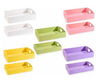 Set od 10 ukrasnih pladnjeva 32,5x21,5x8 cm, 30x17,5x6 cm
