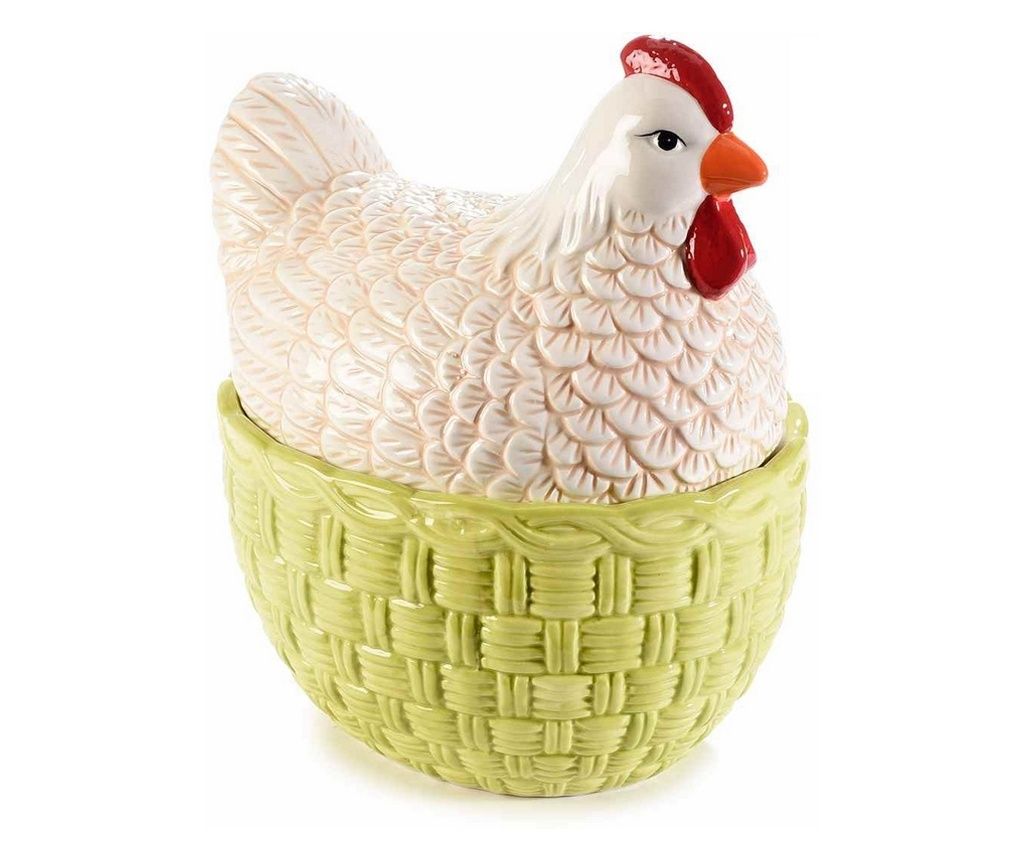 Keramična posoda v obliki kokoši 18x14x21 cm