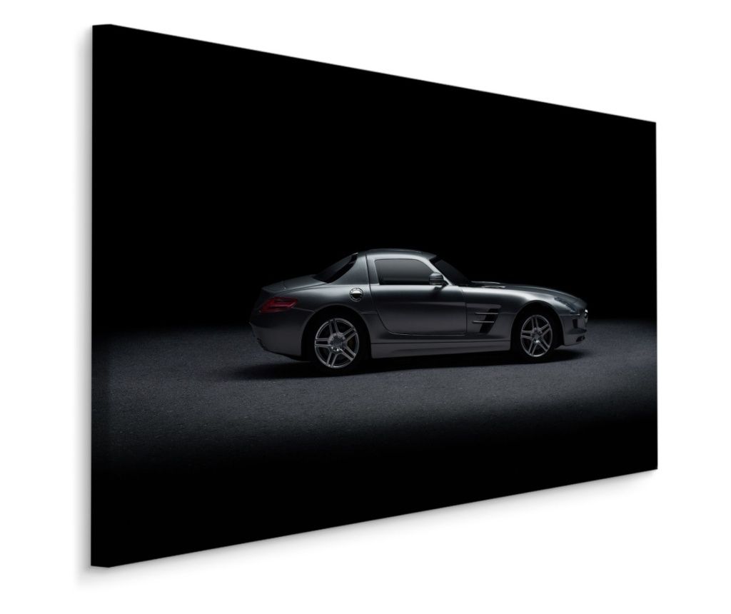 Sports Car on Dark Background 3D Effect Image 90x60