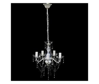 Luster, 5 žarulja, proziran