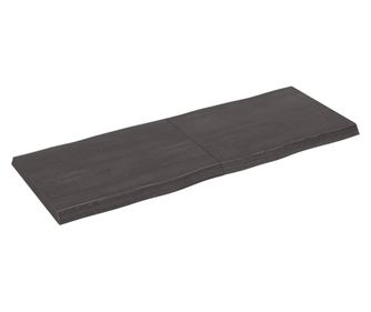 Asztallap, 160x60x6 cm, szrke, kezelt tlgyfa, organikus kontr