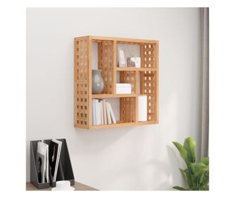 Stenska omarica, 49x15x49 cm, masivni les oreha