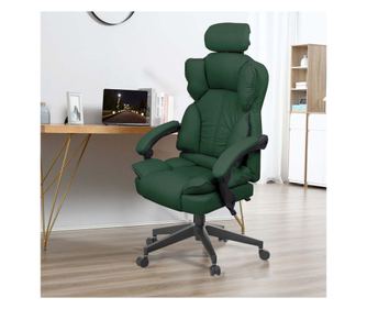 Scaun rotativ directorial Lux, verde inchis