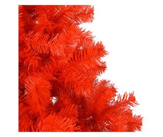 Piros műfenyő, 120cm 230ág