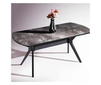 Masa Dinning ARES, Smart Living, Studio Casa, 180x90 cm, blat imitatie marmura