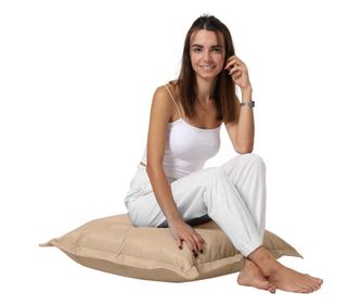 Kerti fekvőpárna, Cushion Pouf 70x70 - Mink