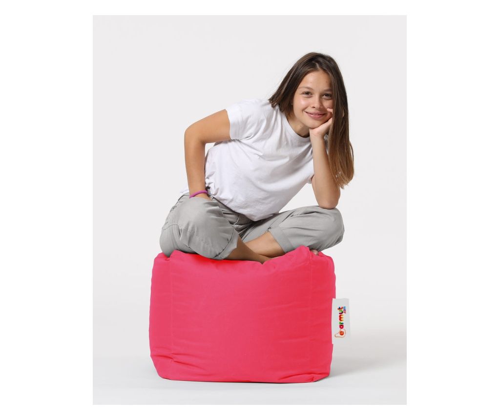 Garden Pouffe, kvadratni puf - roza 