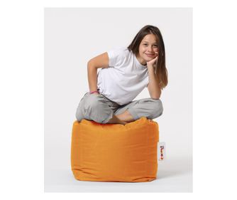 Σκαμπό κήπου, Square Pouf - Πορτοκαλί