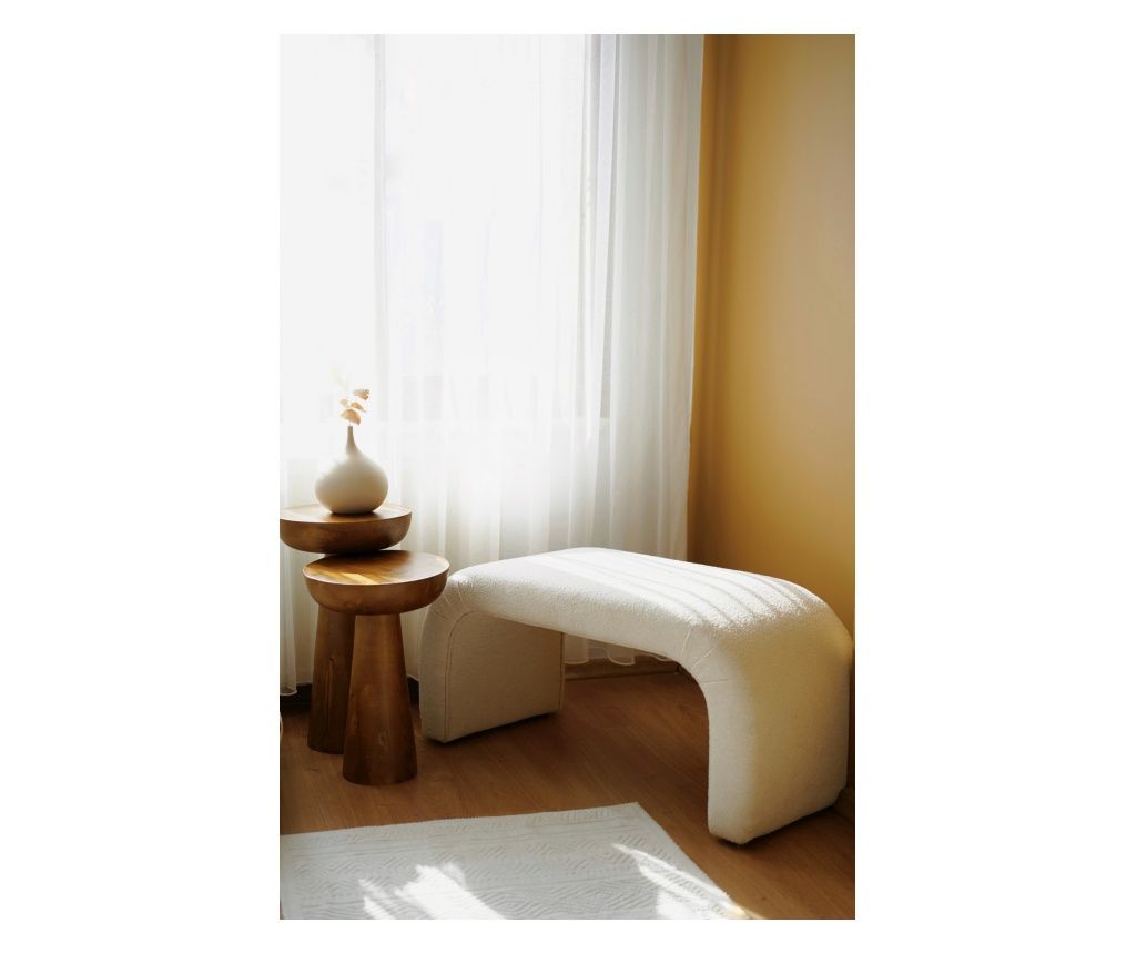 Tabure, Nu Bench - Λευκό