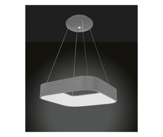 Lustra Suspendata Led Wofi Grand Lumina Calda 3000K 3400 lumeni 30W Gri