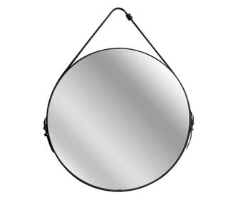 Kupaonsko ogledalo okruglo 60cm crno
