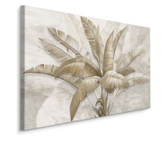 Obraz Canvas sušené palmové listy abstraktní dekorace do obývacího pokoje s 3D tropickým a exotickým efektem  120x80