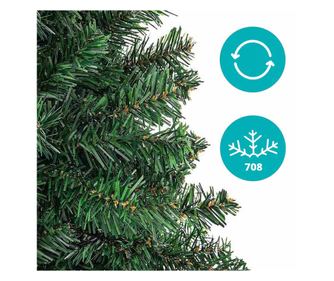 Nordmann műfenyő fém talppal, 4 méretben-180 cm