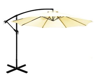 Függő napernyő 2,7 m, krém