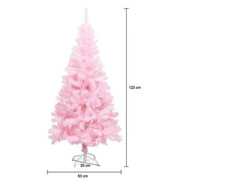 Rózsaszín műfenyő - több méretben-120 cm-es
