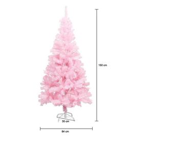 Rózsaszín műfenyő - több méretben-150 cm-es