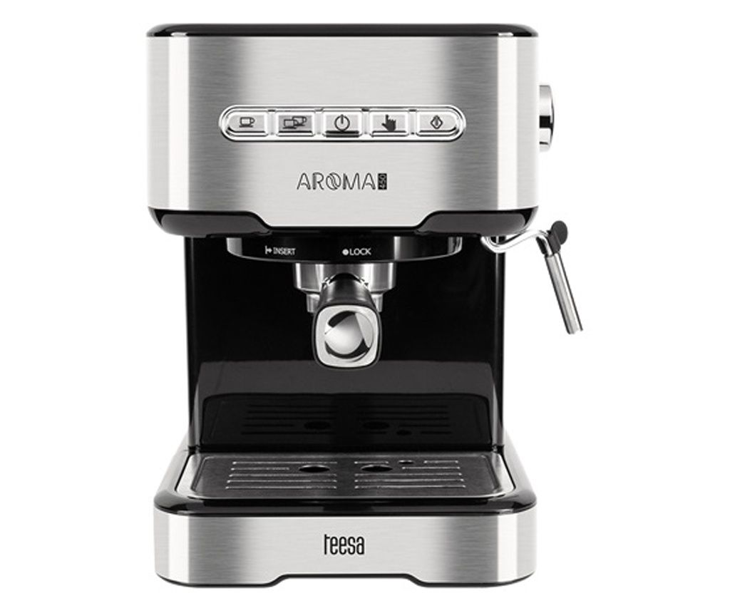 Espressor Manual 15 Bar, Rezervor 1.5 L, 850 W, Argintiu