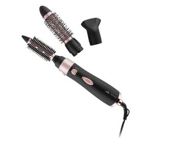Perie ondulatoare cu aer cald si ionizare ETA Fenite 4321 90010, 1000 W, 3 accesorii, negru