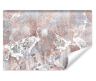 Fotótapéta Muralo Daruk absztrakt alapon, betonfal, modern falstílus a nappaliba 405x270cm