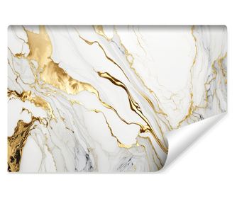 Fototapeta abstraktní mramorové zlato mělo exkluzivní dekoraci ideální pro 3D efekt obývacího pokoje  368x254cm