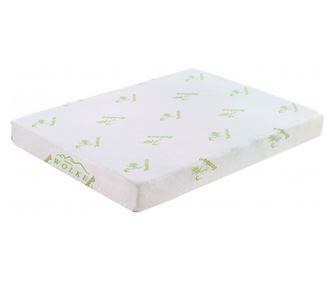 Saltea ortopedica Wolke Memory Bamboo 160x200x20 cm, spuma poliuretanica cu memorie, gel racitor, latex, antibacteriana, hipoale